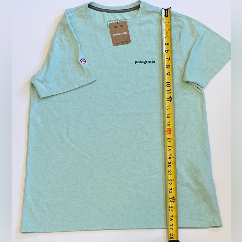 Patagonia Adult Fitz Roy Icon Responsibili-Tee T-Shirt szMedium NWT rinsed green - Picture 6 of 8